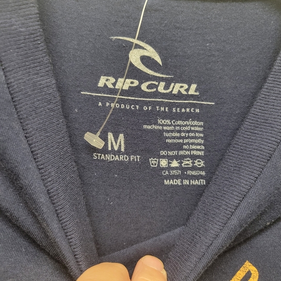 Rip Curl Women's Navy Med Tee Search Vibes - Picture 4 of 4